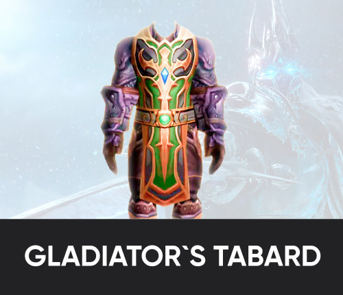 Wrathful Gladiator's Tabard | 2350+ Rating!